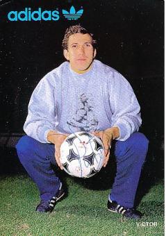 Víctor Munoz  Spanien  Fußball Autogrammkarte original signiert 