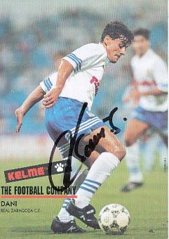 Dani  Real Saragossa  Fußball Autogrammkarte original signiert 