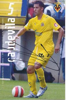 Joan Capdevila   FC Villarreal  Fußball Autogrammkarte original signiert 