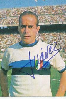 Luis Suarez  Inter Mailand  Spanien ARAL WM 1966   Fußball Autogrammkarte original signiert 