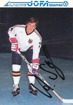 Helmut Steiger  DEB Nationalteam Eishockey  Autogrammkarte  original signiert 
