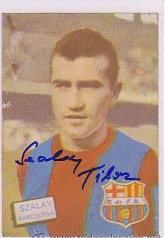 Tibor Szalay   FC Barcelona  Fußball Autogramm Foto original signiert 