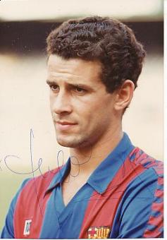 Julio Alberto Moreno  FC Barcelona  Fußball Autogramm Foto original signiert 