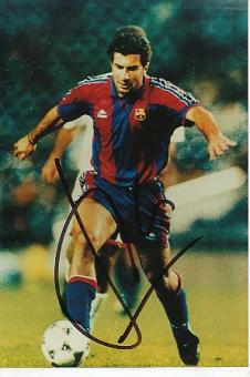 Luis Figo   FC Barcelona  Fußball Autogramm Foto original signiert 