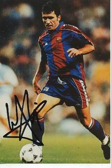 Gheorghe Hagi  FC Barcelona  Fußball Autogramm Foto original signiert 
