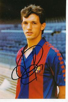 Jon Andoni Goikoetxea   FC Barcelona  Fußball Autogramm Foto original signiert 