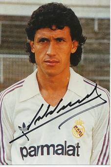 Jorge Valdano   Real Madrid  Fußball Autogramm Foto original signiert 