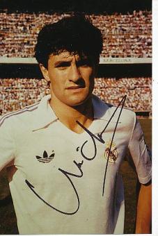 Michel   Real Madrid  Fußball Autogramm Foto original signiert 
