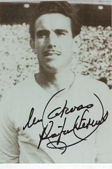 Rafael Lesmes † 2012   Real Madrid  Fußball Autogramm Foto original signiert 