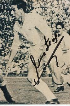 Enrique Mateos † 2001   Real Madrid  Fußball Autogramm Foto original signiert 