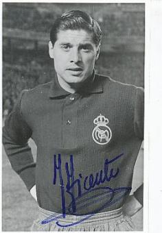 Vicente    Jose Vicente Train   Real Madrid  Fußball Autogramm Foto original signiert 