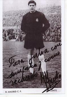 Vicente    Jose Vicente Train   Real Madrid  Fußball Autogramm Foto original signiert 