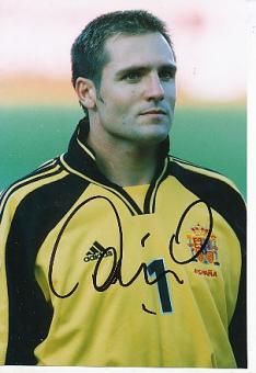 Santiago Canizares   Spanien Olympia Gold 1992  Fußball Autogramm Foto original signiert 