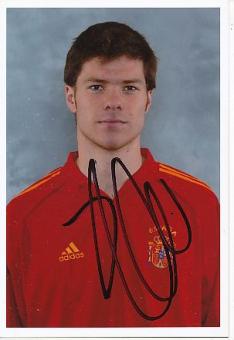 Xabi Alonso   Spanien Weltmeister WM 2010  Fußball Autogramm Foto original signiert 