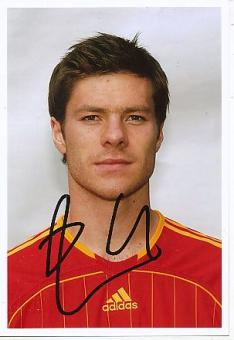 Xabi Alonso   Spanien Weltmeister WM 2010  Fußball Autogramm Foto original signiert 
