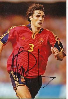 Agustin Aranzabal Alkorta  Spanien  WM 1998  Fußball Autogramm Foto original signiert 