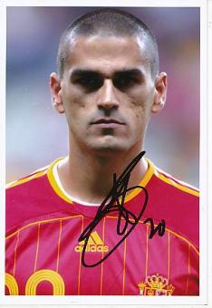 Juanito  Spanien Europameister EM 2008  Fußball Autogramm Foto original signiert 
