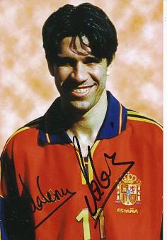Juan Carlos Valeron  Spanien  Fußball Autogramm Foto original signiert 