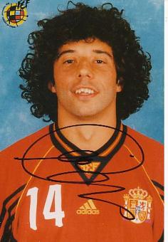 Ivan Campo  Spanien   Fußball Autogramm Foto original signiert 