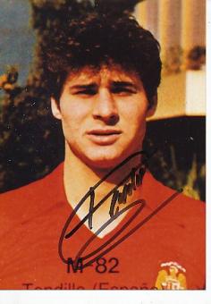 Miguel Tendillo   Spanien   Fußball Autogramm Foto original signiert 