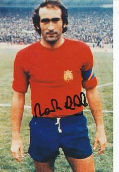 Pirri  Spanien  Spanien  Fußball Autogramm Foto original signiert 