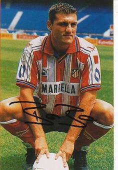 Christian Vieri  "Bobo"  Atletico Madrid  Fußball Autogramm Foto original signiert 