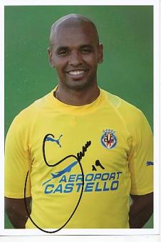 Marcos Senna FC Villarreal  Fußball Autogramm Foto original signiert 