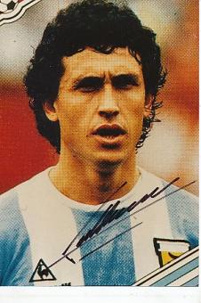 Jorge Valdano Argentinien Weltmeister WM 1986  Fußball Autogramm Foto original signiert 