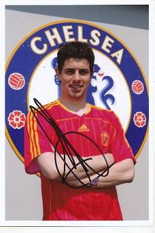 Asier Del Horno  FC Chelsea London &  Spanien  Fußball Autogramm Foto original signiert 