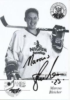 Marcus Bleicher  Mannheimer ERC   Eishockey Autogrammkarte  original signiert 