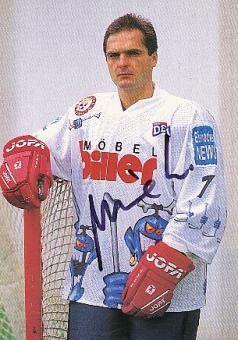 Eduard Uvira   1995/96   EV Landshut  Eishockey Autogrammkarte  original signiert 