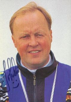 Bernie Johnston   1995/96   EV Landshut  Eishockey Autogrammkarte  original signiert 