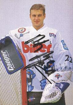 Petr Briza  1995/96  EV Landshut  Eishockey Autogrammkarte  original signiert 