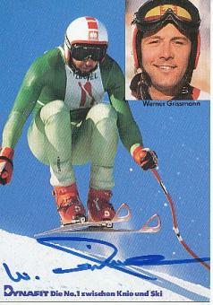 Werner Grissmann  Österreich Ski Alpin  Autogrammkarte original signiert 