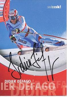 Didier Defago  Schweiz  Ski Alpin  Autogrammkarte original signiert 