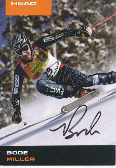 Bode Miller  USA  Ski Alpin  Autogrammkarte original signiert 