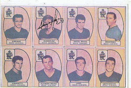 Silvio Marzolini † 2020  Argentinien WM 1966  Fußball Autogrammkarte original signiert 