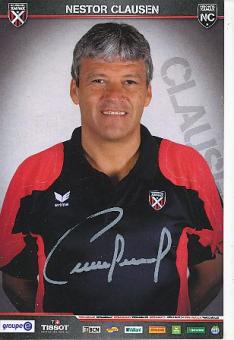 Nestor Clausen  Neuchatel Xamax  Argentinien Weltmeister WM 1986  Fußball Autogrammkarte original signiert 