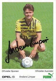 Anders Limpar  Young Boys Bern  Fußball Autogrammkarte original signiert 