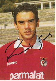 Ricardo Gomes   Benfica Lissabon  Fußball Autogrammkarte original signiert 