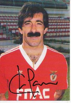 Fernando Chalana † 2022   Benfica Lissabon  Fußball Autogrammkarte original signiert 