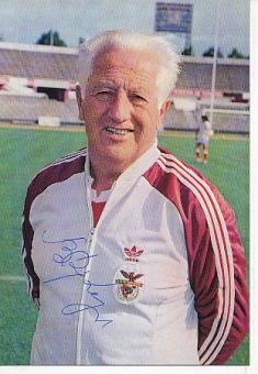 Lajos Baroti † 2005   Benfica Lissabon  Fußball Autogrammkarte original signiert 
