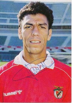 Carlos Mozer   Benfica Lissabon  Fußball Autogrammkarte original signiert 
