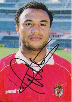 William Amaral de Andrade   Benfica Lissabon  Fußball Autogrammkarte original signiert 