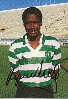 Raphael Meade  1985  Sporting Lissabon  Fußball Autogrammkarte original signiert 