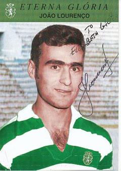 Joao Lourenco  Sporting Lissabon  Fußball Autogrammkarte original signiert 