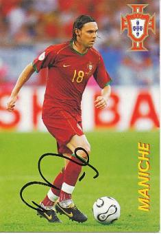 Maniche   Portugal   Fußball Autogrammkarte original signiert 