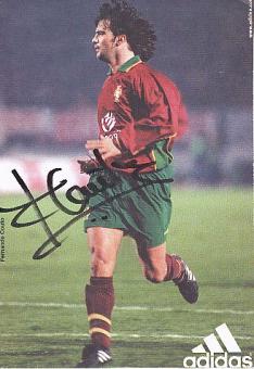 Fernando Couto   Portugal   Fußball Autogrammkarte original signiert 