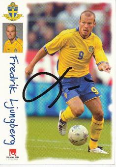 Fredrik Ljungberg  Schweden  Fußball Autogrammkarte original signiert 