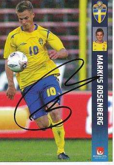 Markus Rosenberg  Schweden  Fußball Autogrammkarte original signiert 